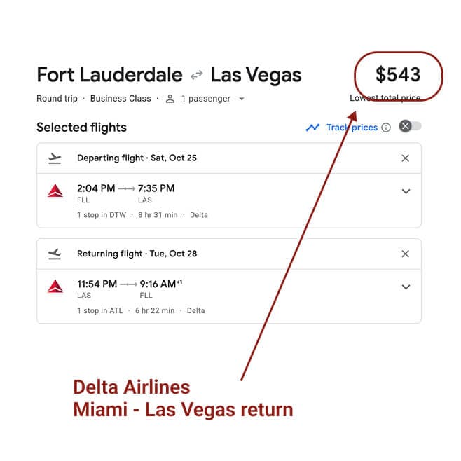 FLL > Las Vegas deal